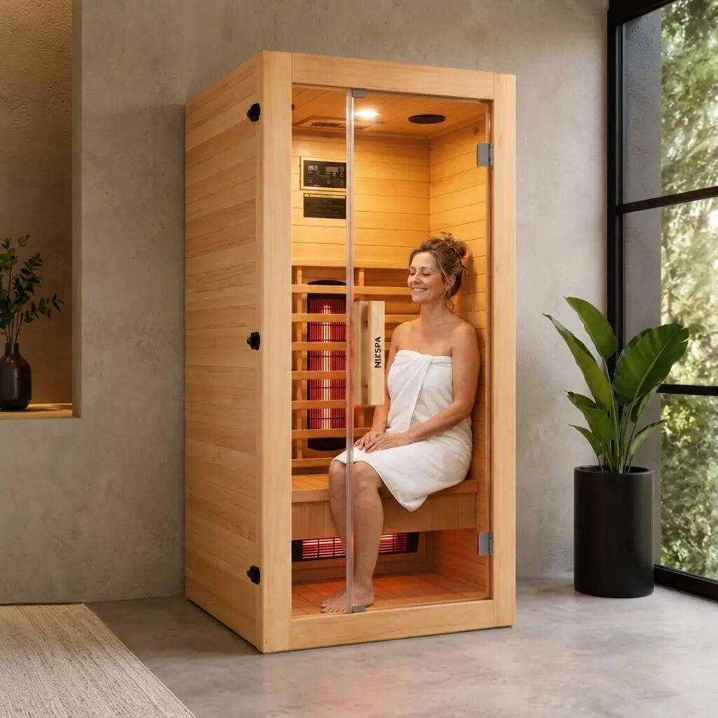 Sauna de infrarrojos para casa individual 3/7