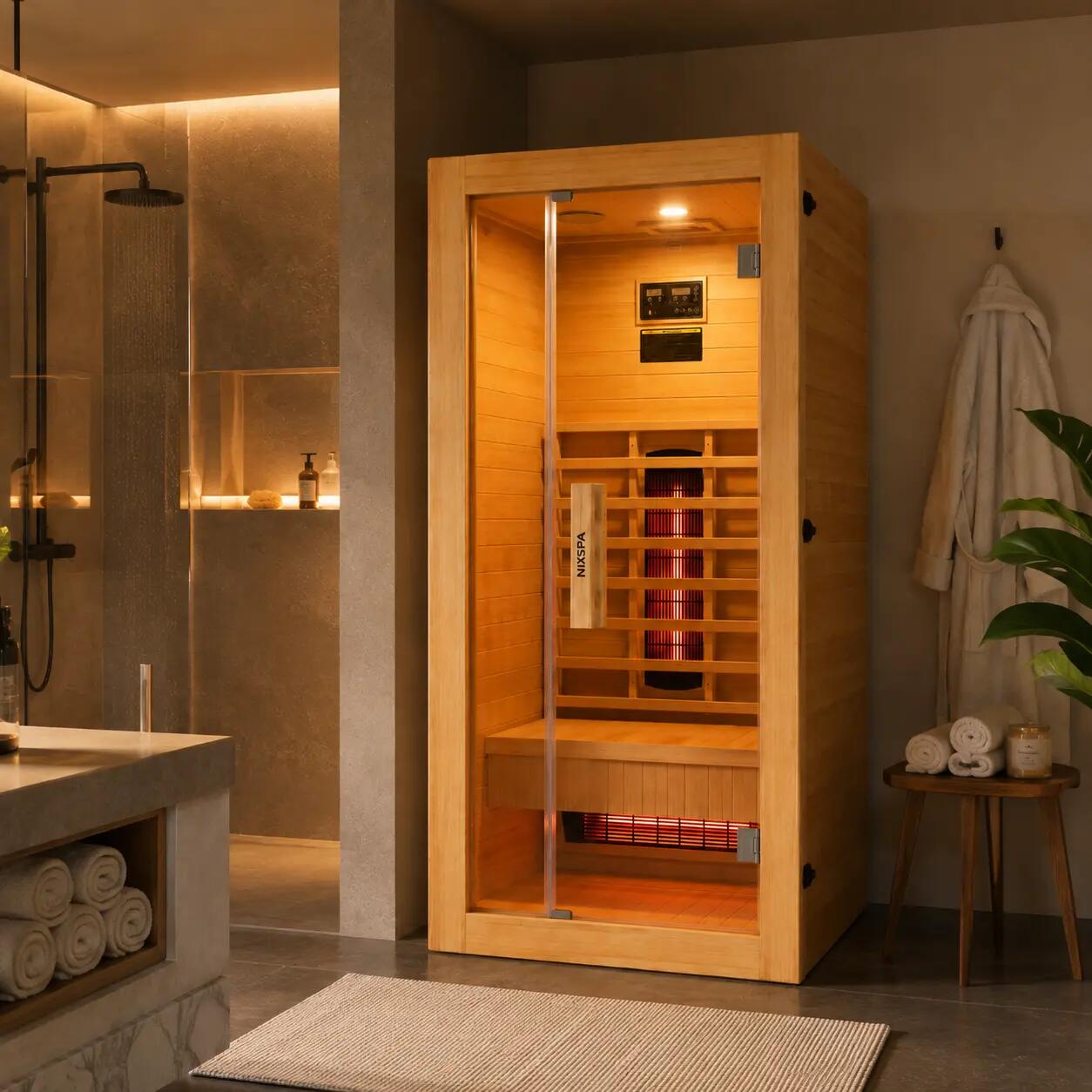 Sauna de infrarrojos para casa individual 2/7