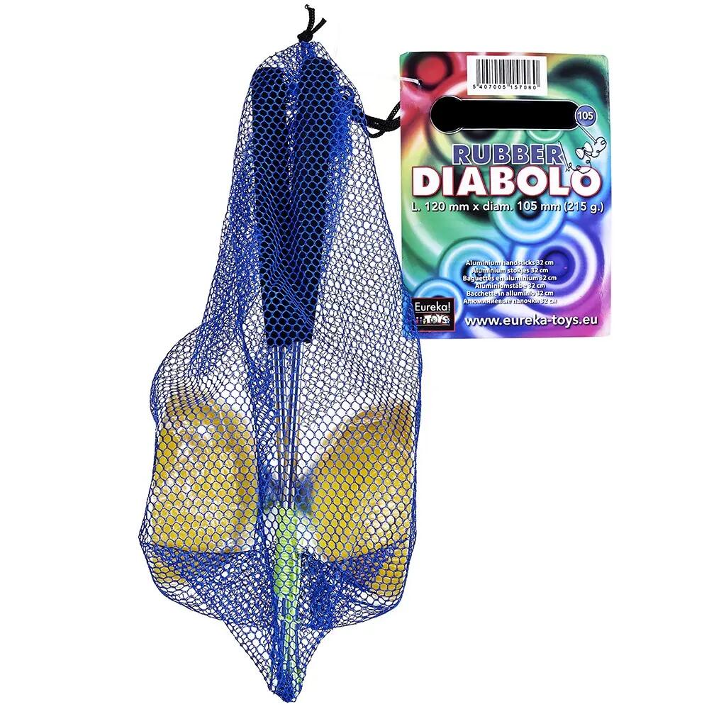 Set de diabolo incluant baguettes- Juggling Series - Jaune 2/2