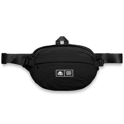Borsa a tracolla da uomo donna in poliammide nero da streetwear sportivo