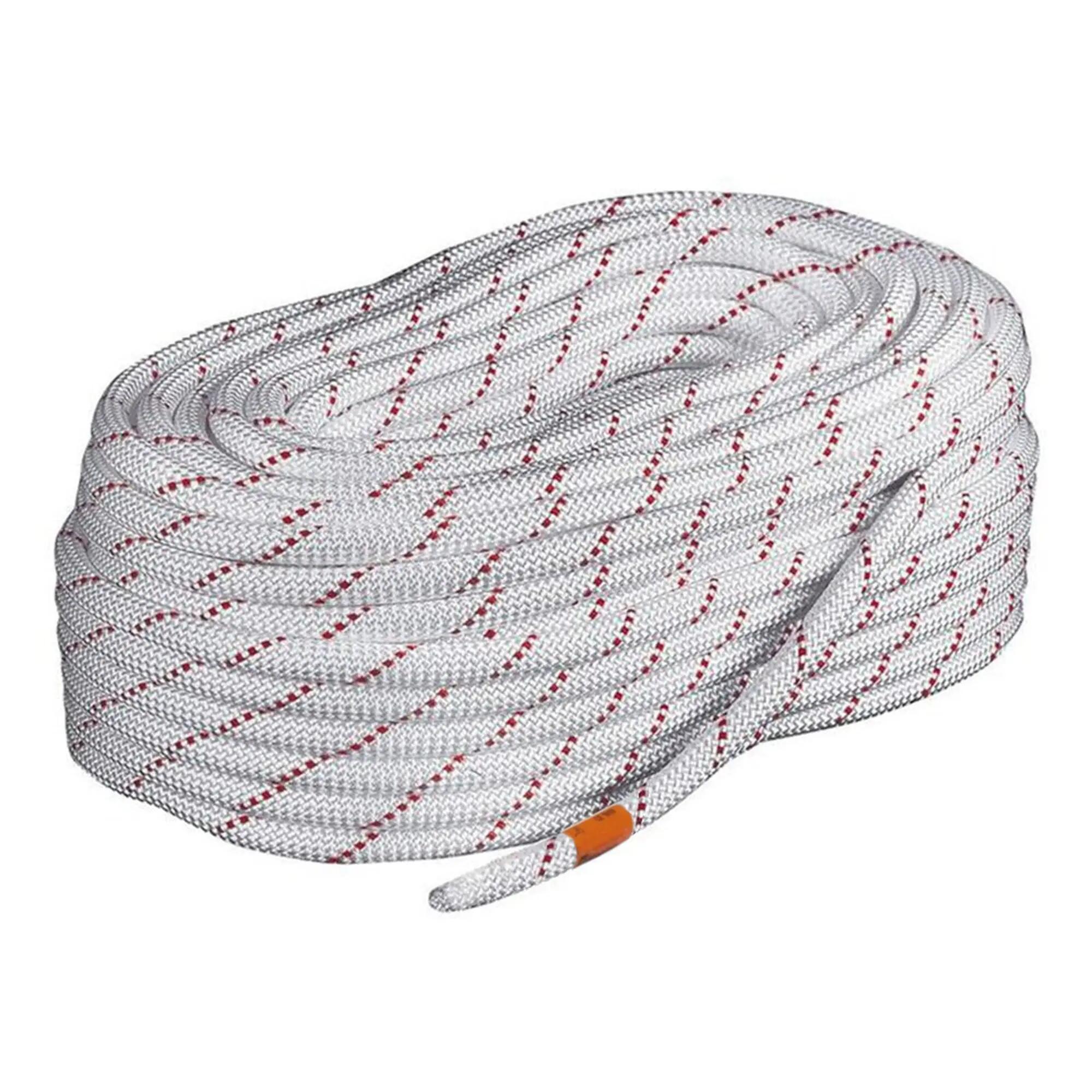 Corde statique Singing Rock Speleo 10,5 mm blanc-rouge 200 m gaine résistante 2/2