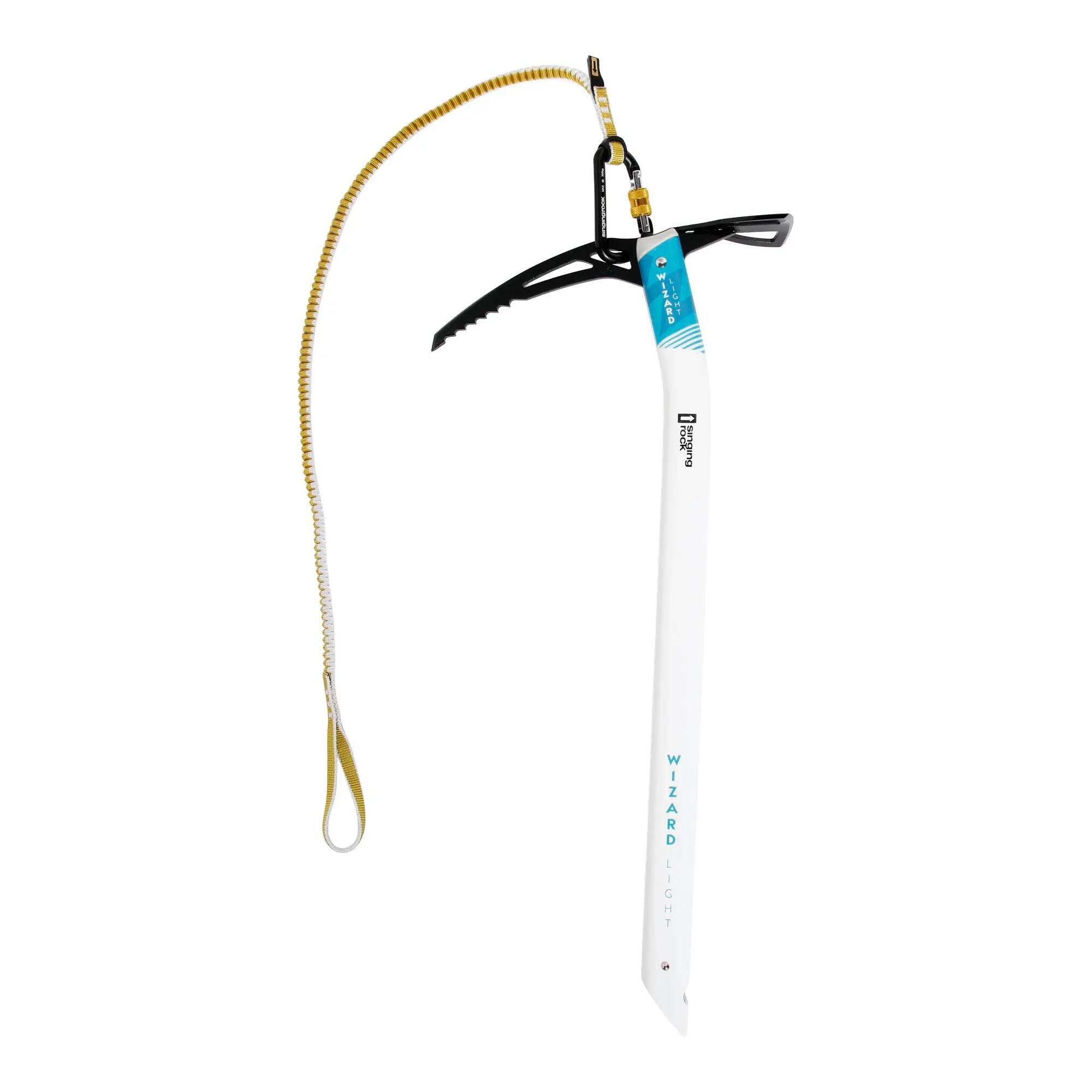 Cinghia elastica Bungee Single Singing Rock 85–145 cm mini moschettone a vite 3/3