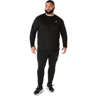 T-shirt sport heren core ls top - zwart