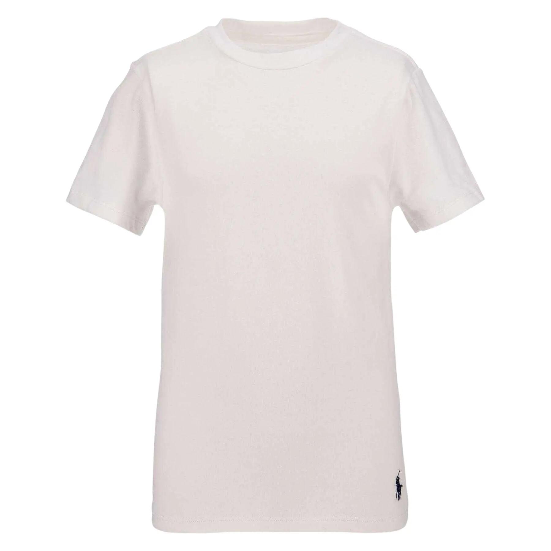 Ralph Lauren Childrens/Kids Cotton Jersey T-Shirt (Pack of 2)