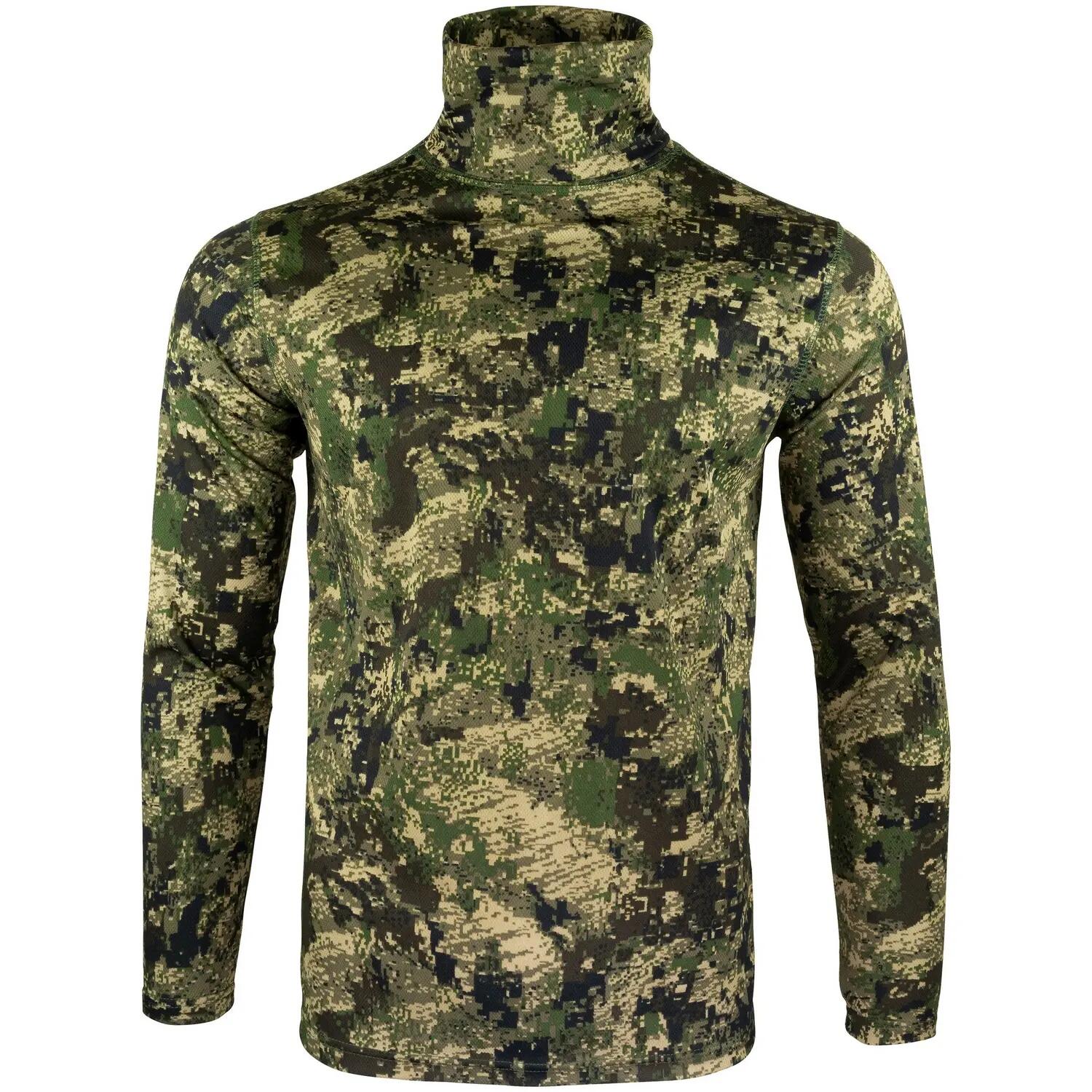 Jack Pyke Mens Digital Camo Roll Neck Midlayer