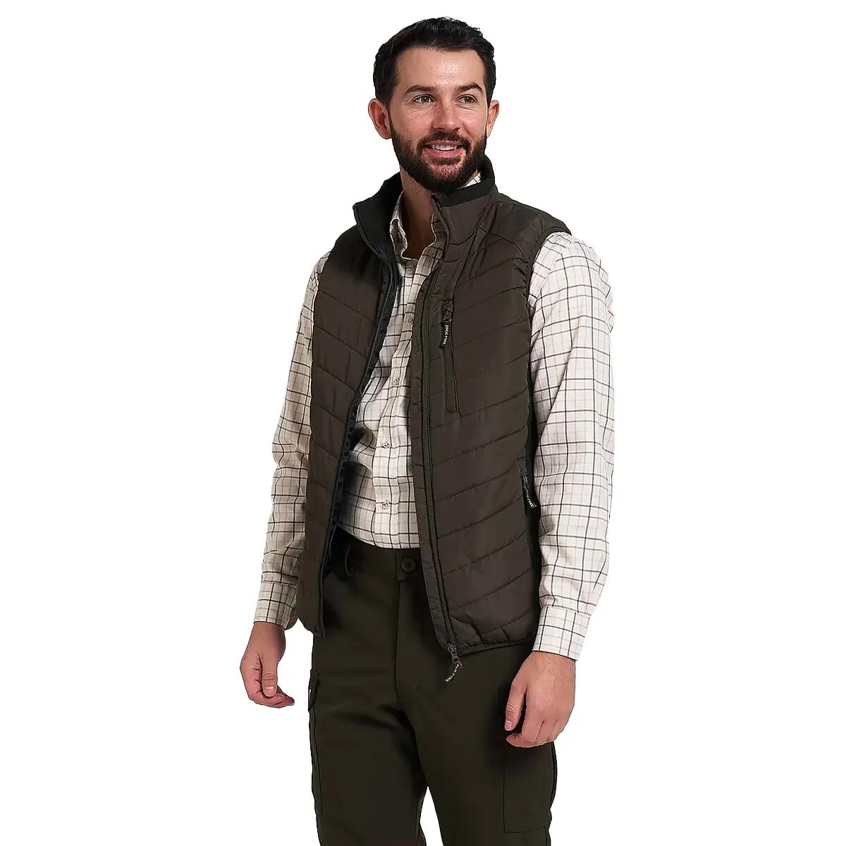 Jack Pyke Mens Quilted Polar Fleece Hybrid Gilet