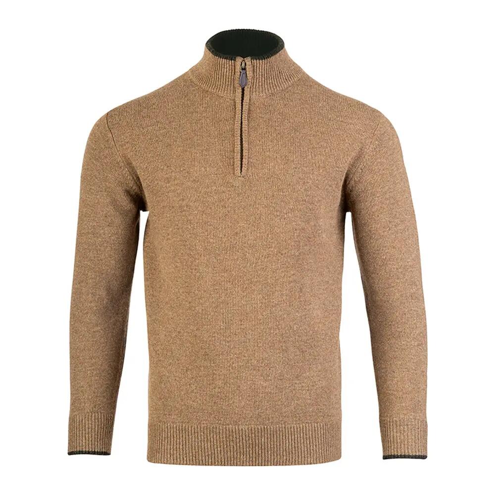 Jack Pyke Mens Ashcombe Lambswool Half Zip Pullover