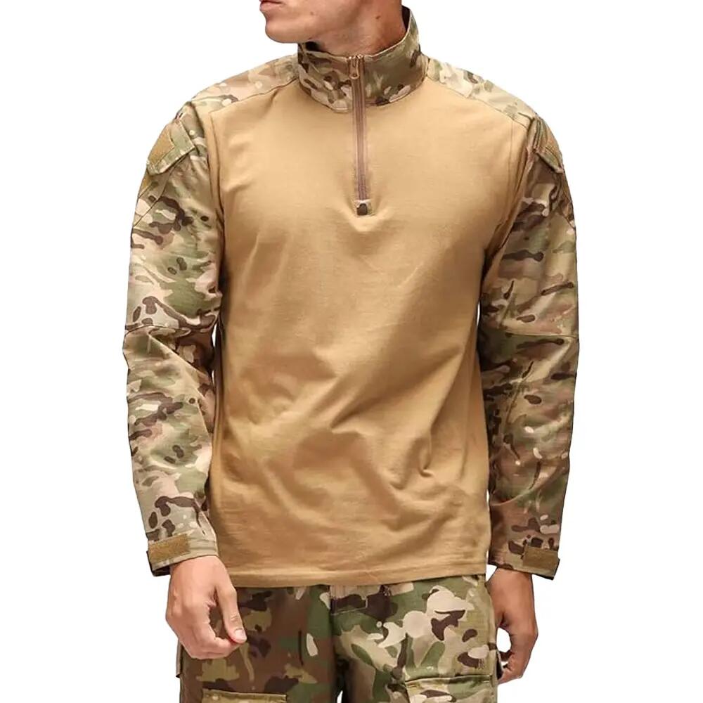 Viper Mens Special Ops Quarter Zip Long-Sleeved T-Shirt