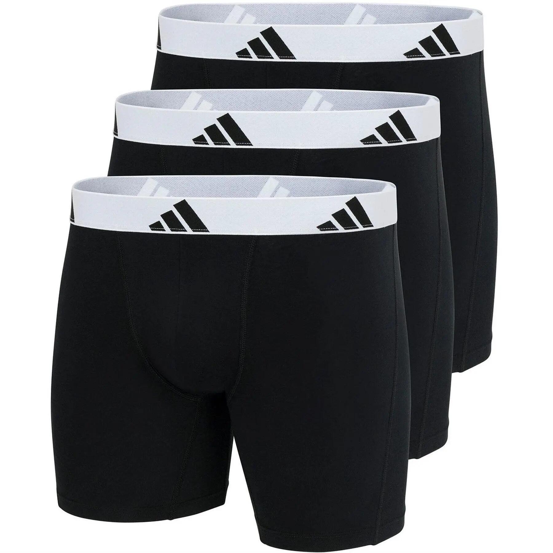 Adidas Mens Active Flex Boxer Shorts (Pack of 3)