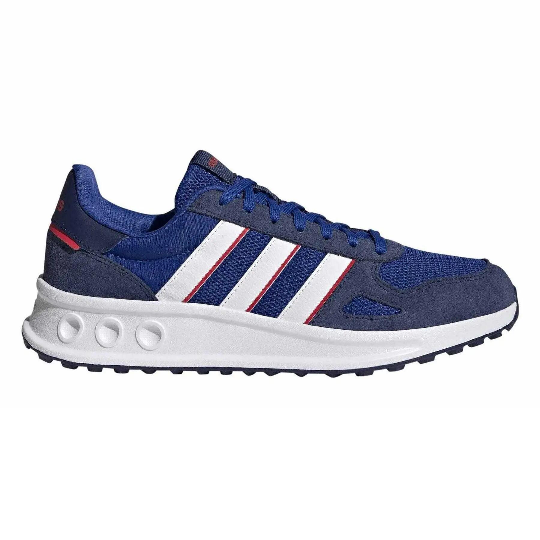 Adidas Mens Run 84 3 Stripes Suede Trainers