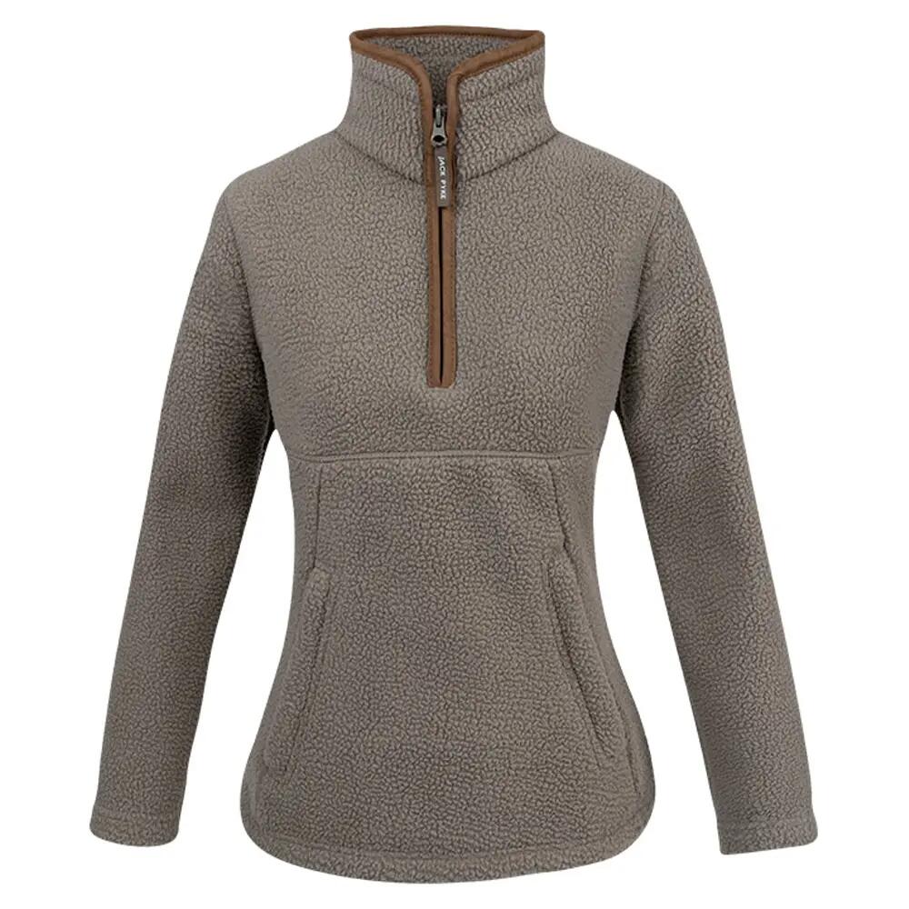 Jack Pyke Womens/Ladies Sherpa Fleece Quarter Zip Fleece