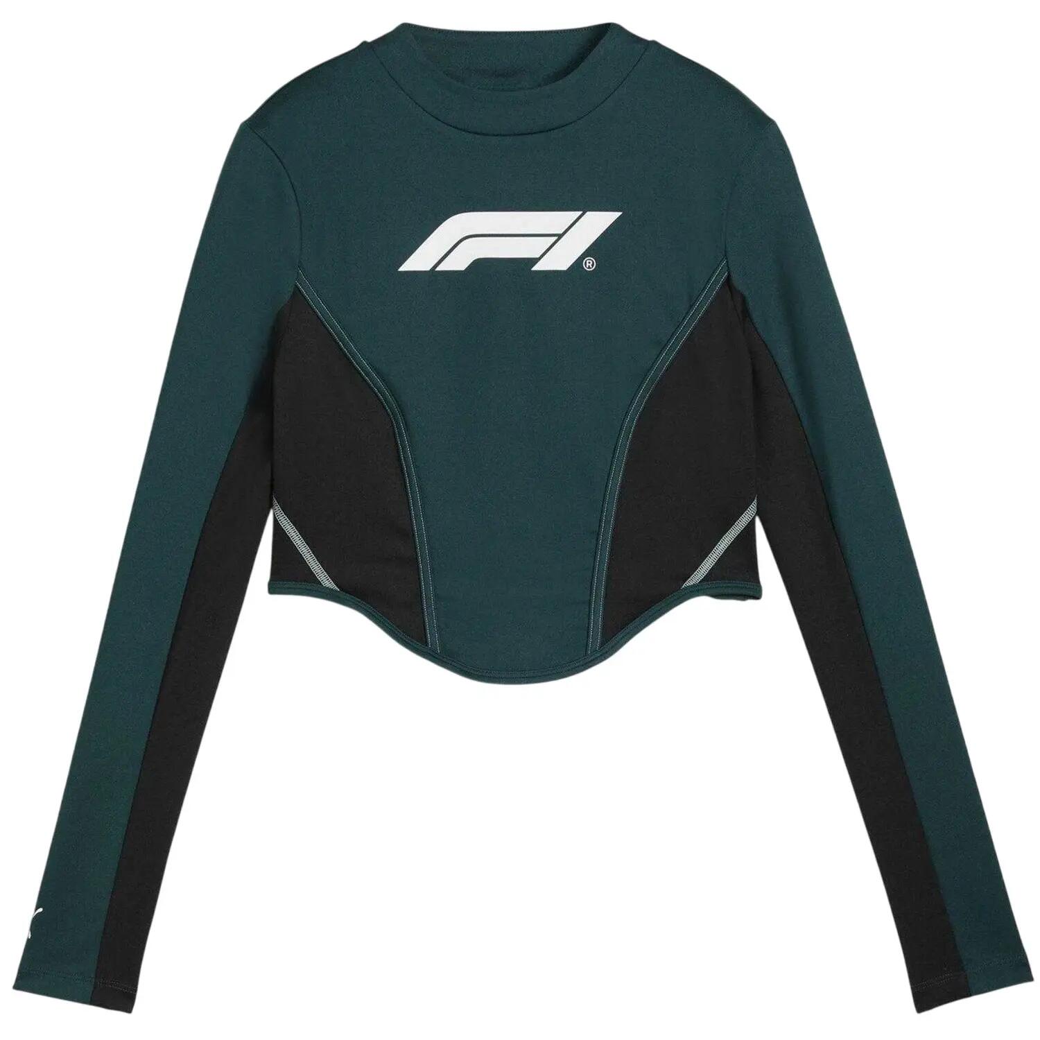 Puma Womens/Ladies Lifestyle Formula 1 Long-Sleeved Corset Top