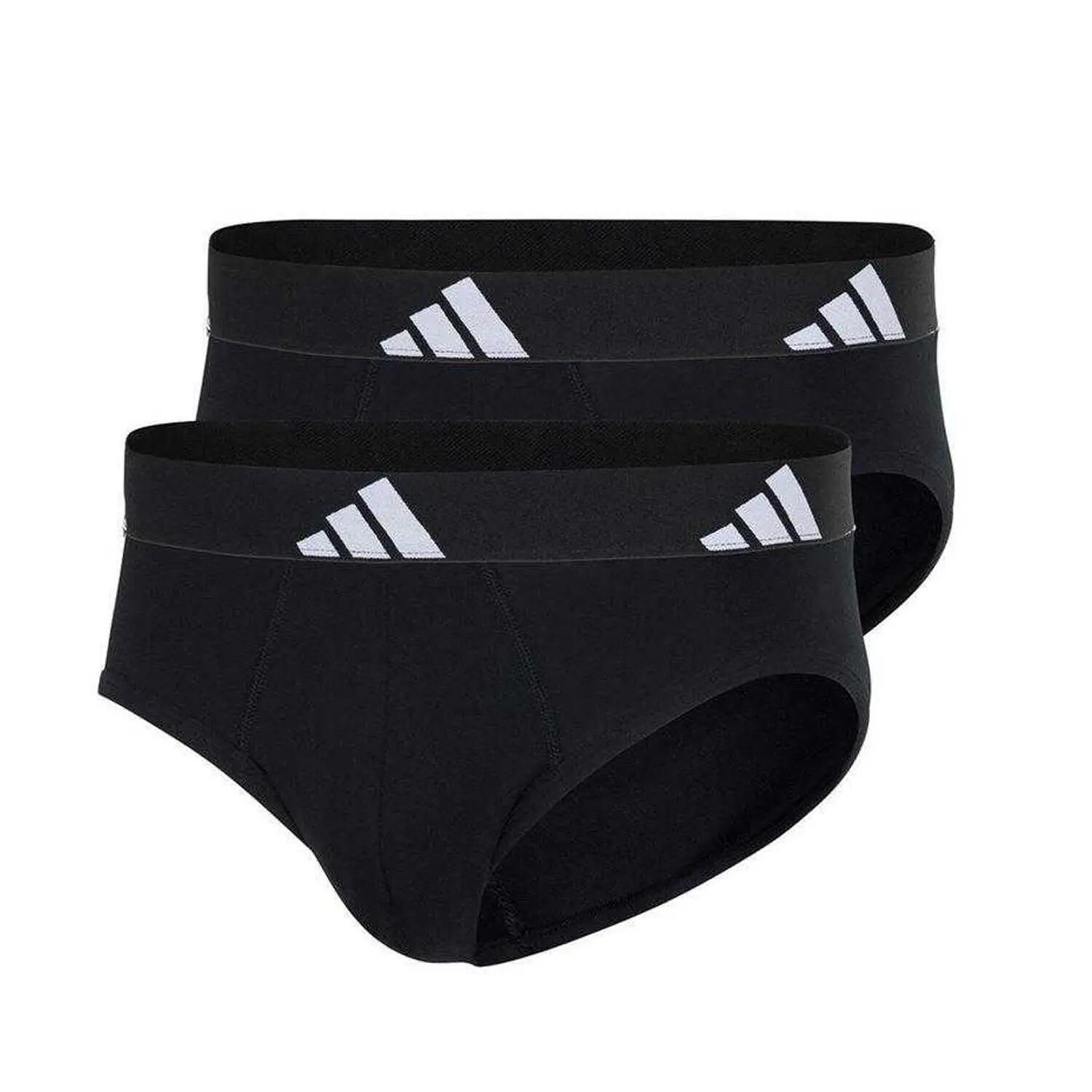 Adidas Mens Active Flex Briefs (Pack of 2)