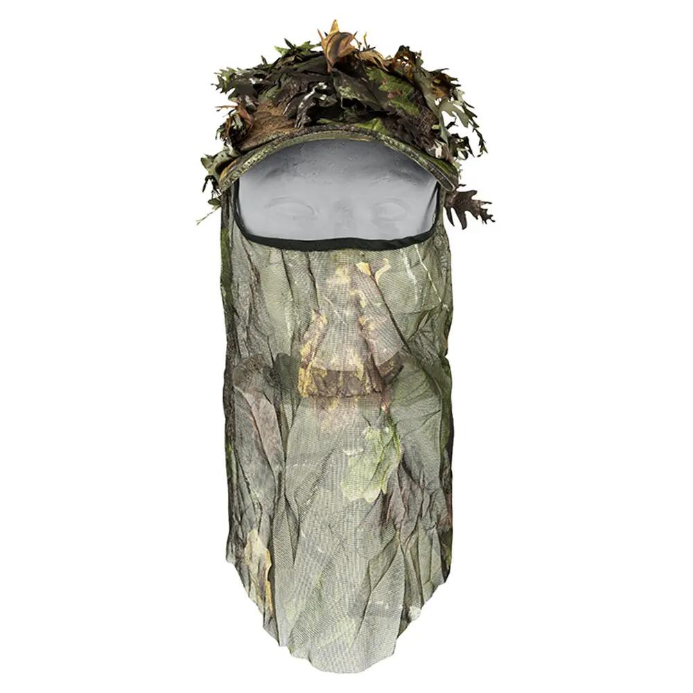 Jack Pyke Unisex Adult LLCS Oak Leaf Camo Baseball Cap with Veil