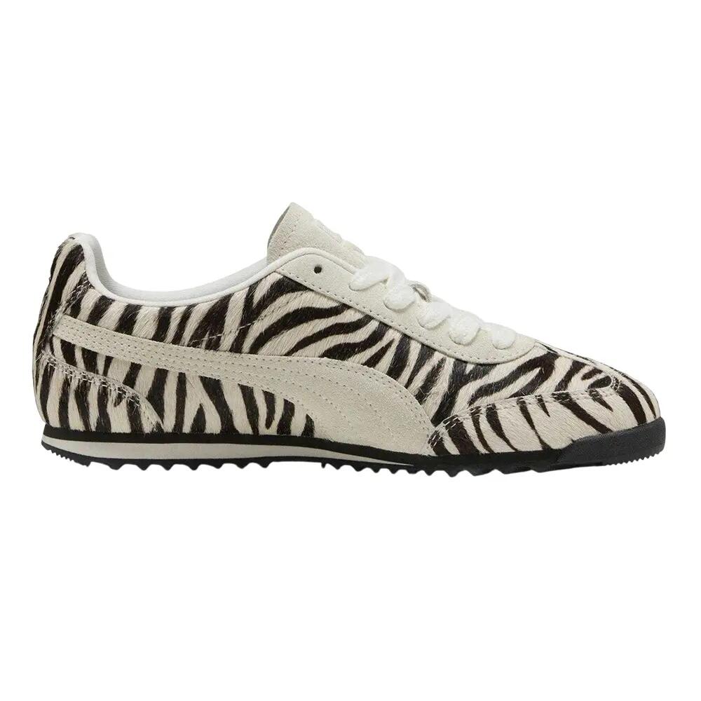 Puma Womens/Ladies Zebra Leather Low Trainers