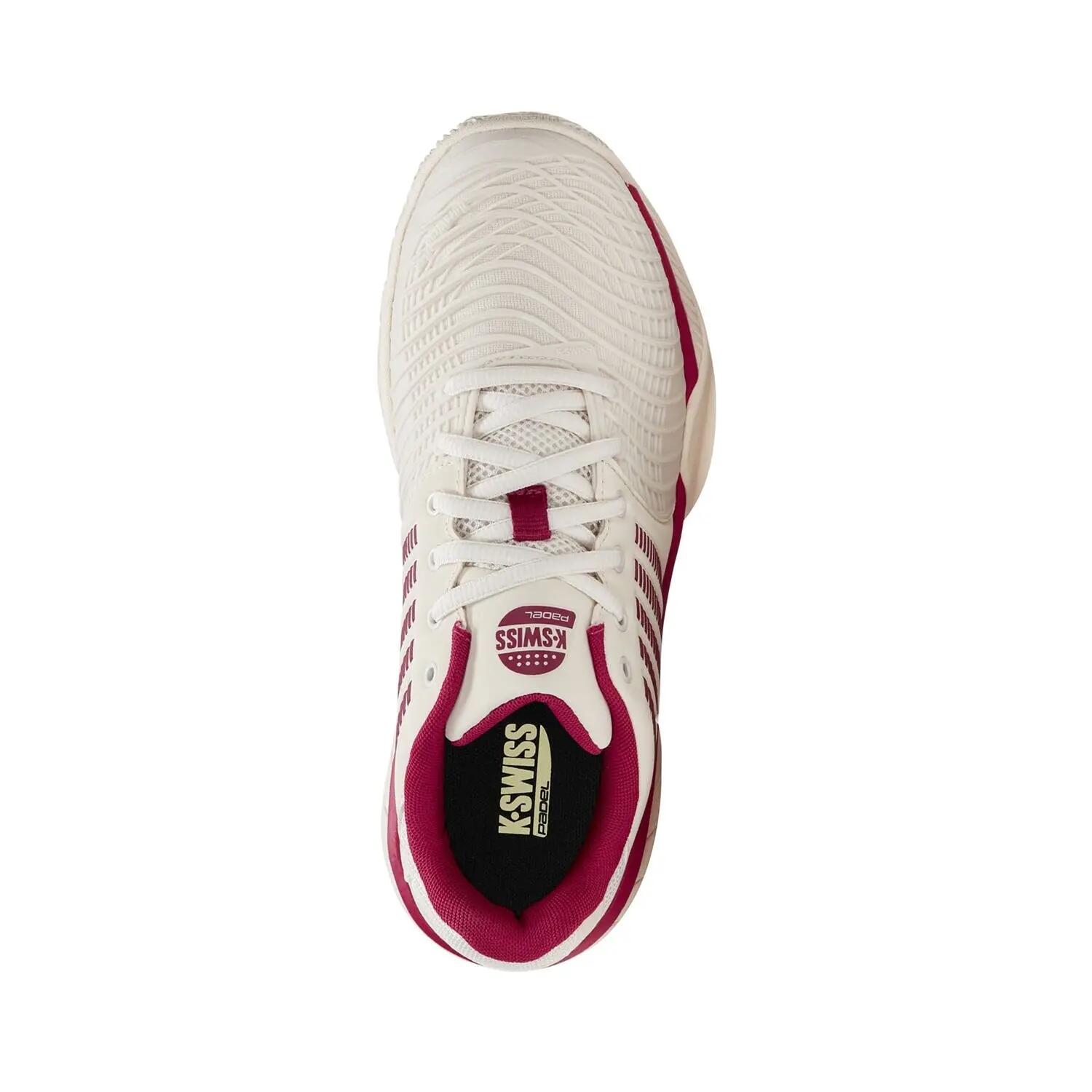 Zapatillas de pádel de mujer K-Swiss EXPRSLIGHT3 HB blanco cereza 6/7