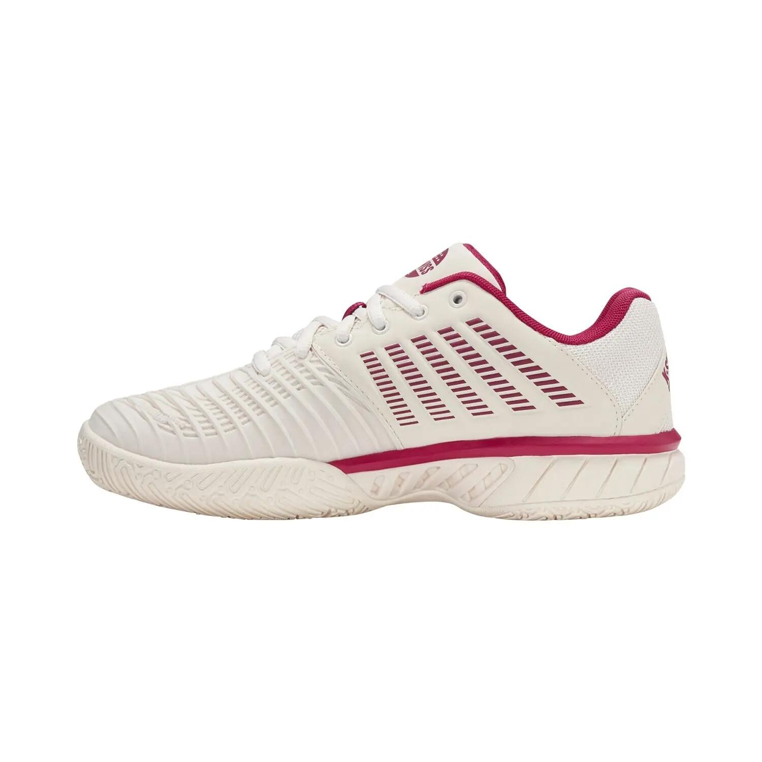 Zapatillas de pádel de mujer K-Swiss EXPRSLIGHT3 HB blanco cereza 5/7