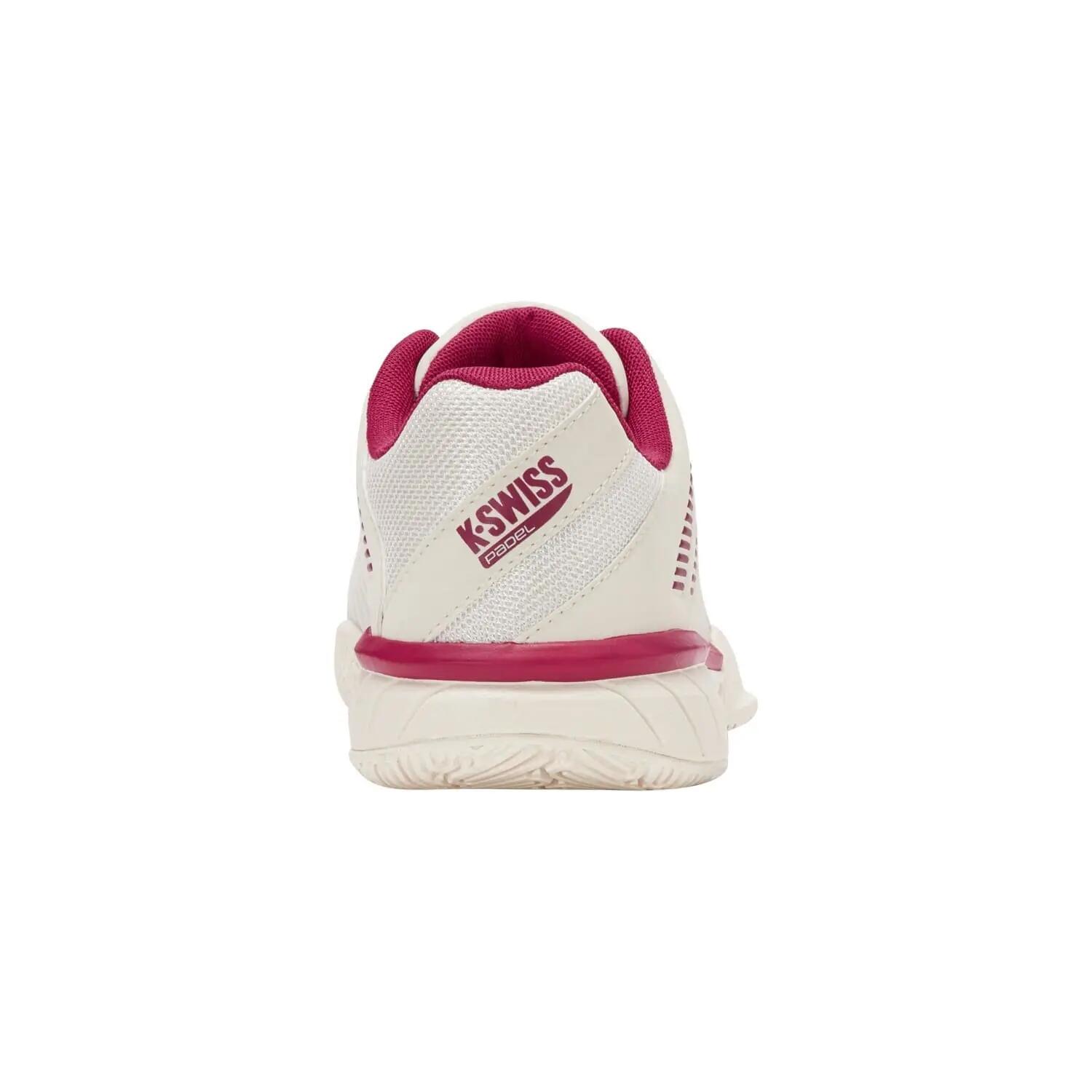 Zapatillas de pádel de mujer K-Swiss EXPRSLIGHT3 HB blanco cereza 4/7