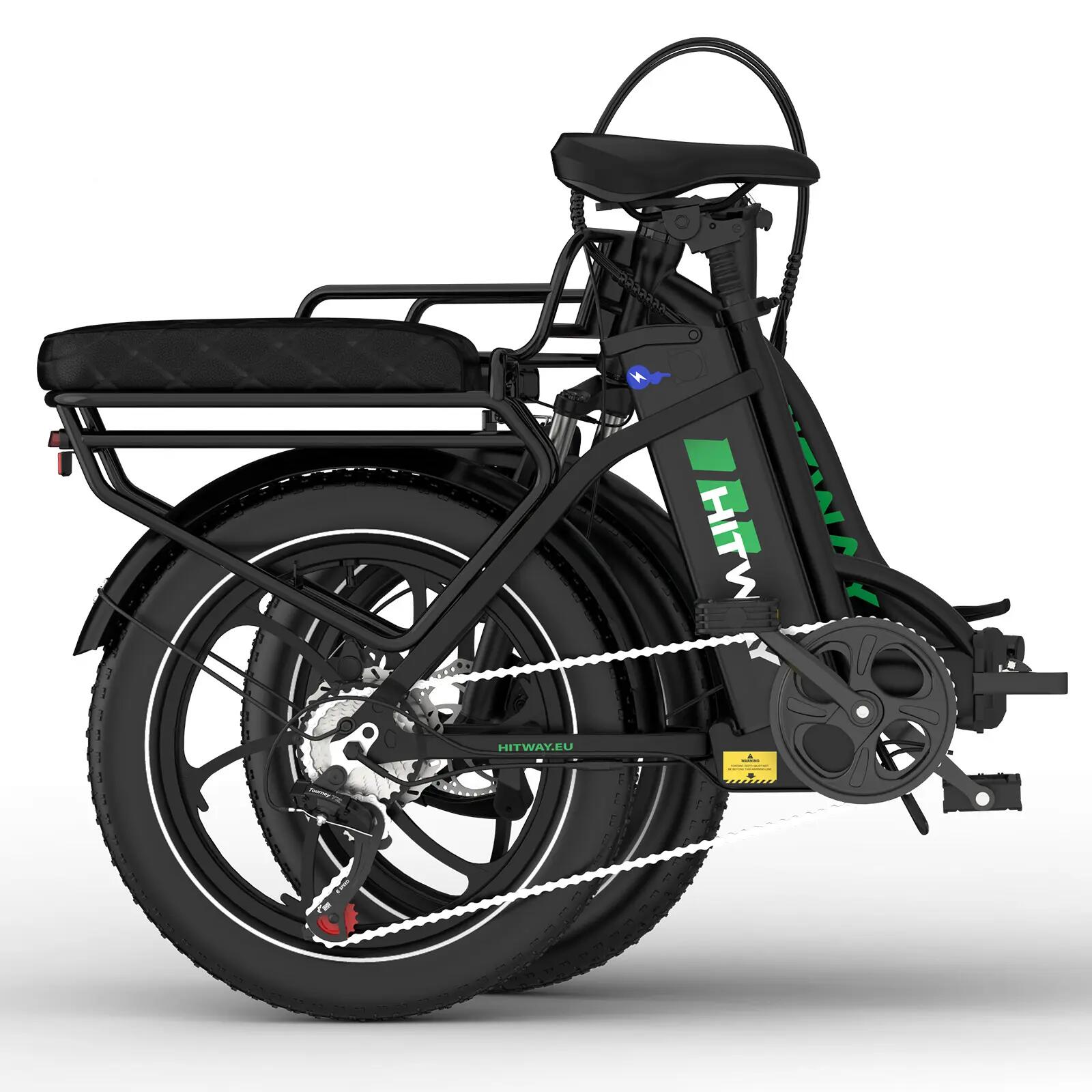 Vélo Électrique Pliant 20*3.0" Fat Bike VAE 15,6Ah Autonomie 150km - BK6S 8/9