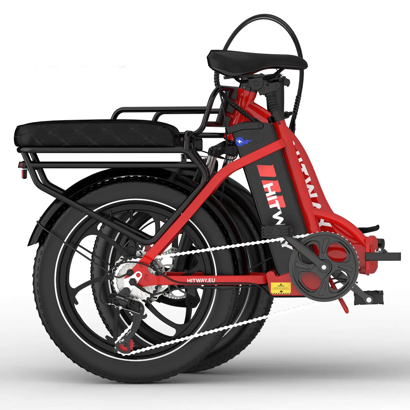 Składany rower elektryczny fat bike 20*3,0" 150km BK6S 8/9