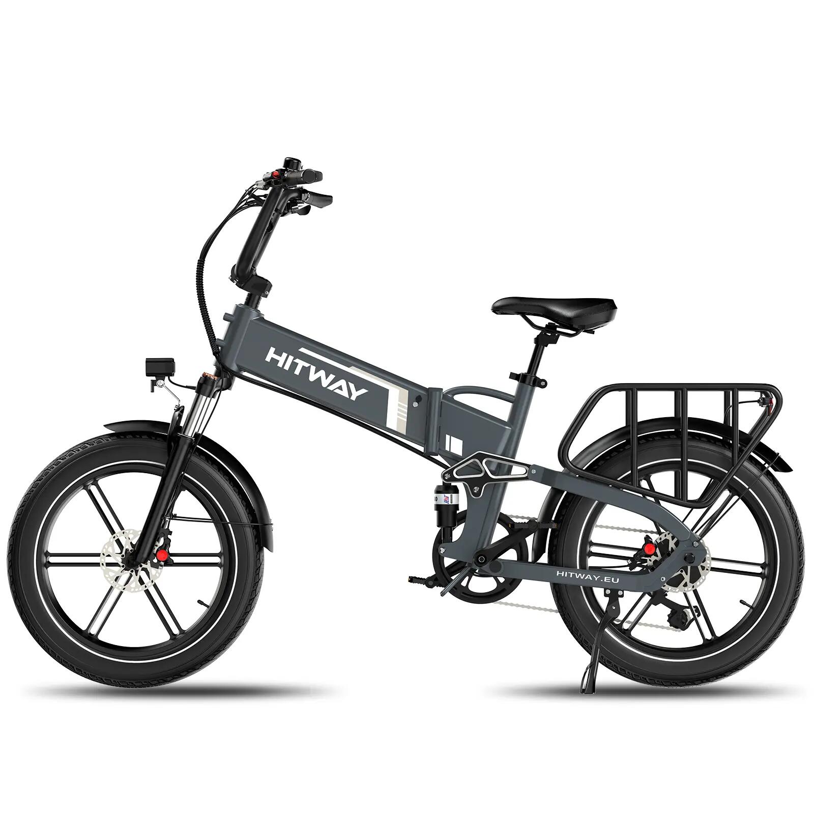 20*4,0" Bici elettrica pieghevole fat bike 720Wh 120km idraulici BK10SPRO 3/13