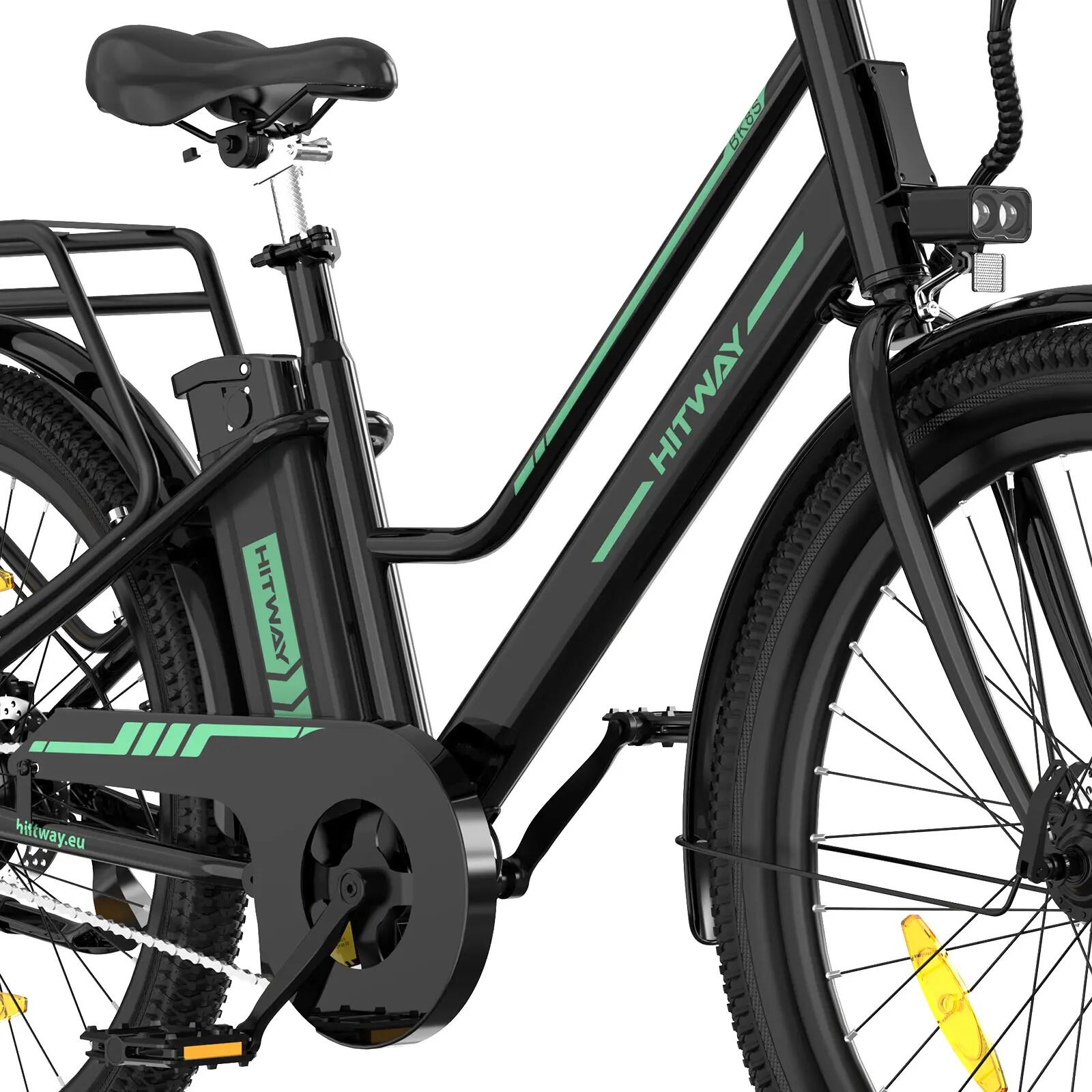 Elektrische fiets 27,5 inch, stadsfiets lage instap, 100 km, BK8SL 7/9