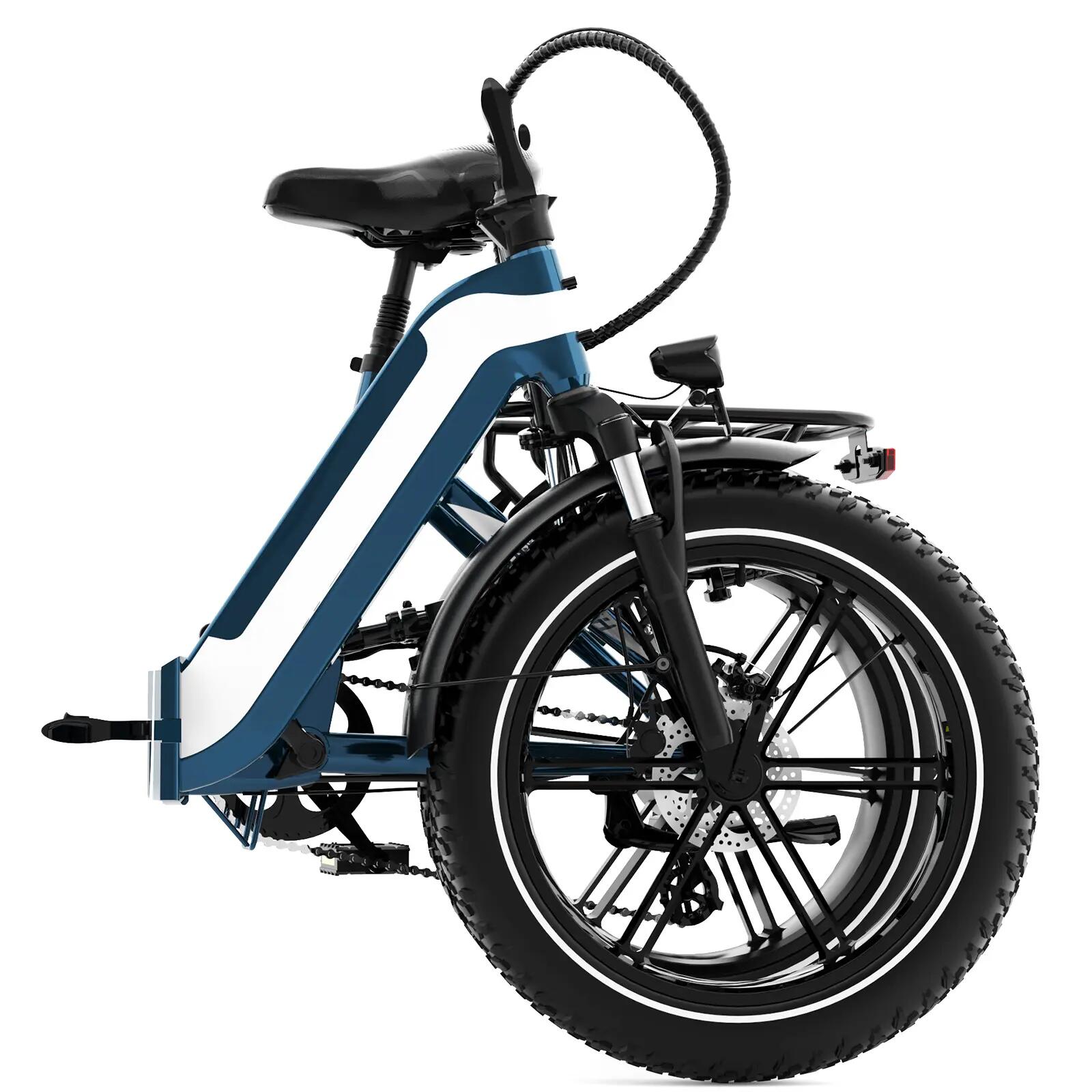 ECO R2 Bicicleta eléctrica Fat Bike plegable 20x4.0, batería 48V 4/9