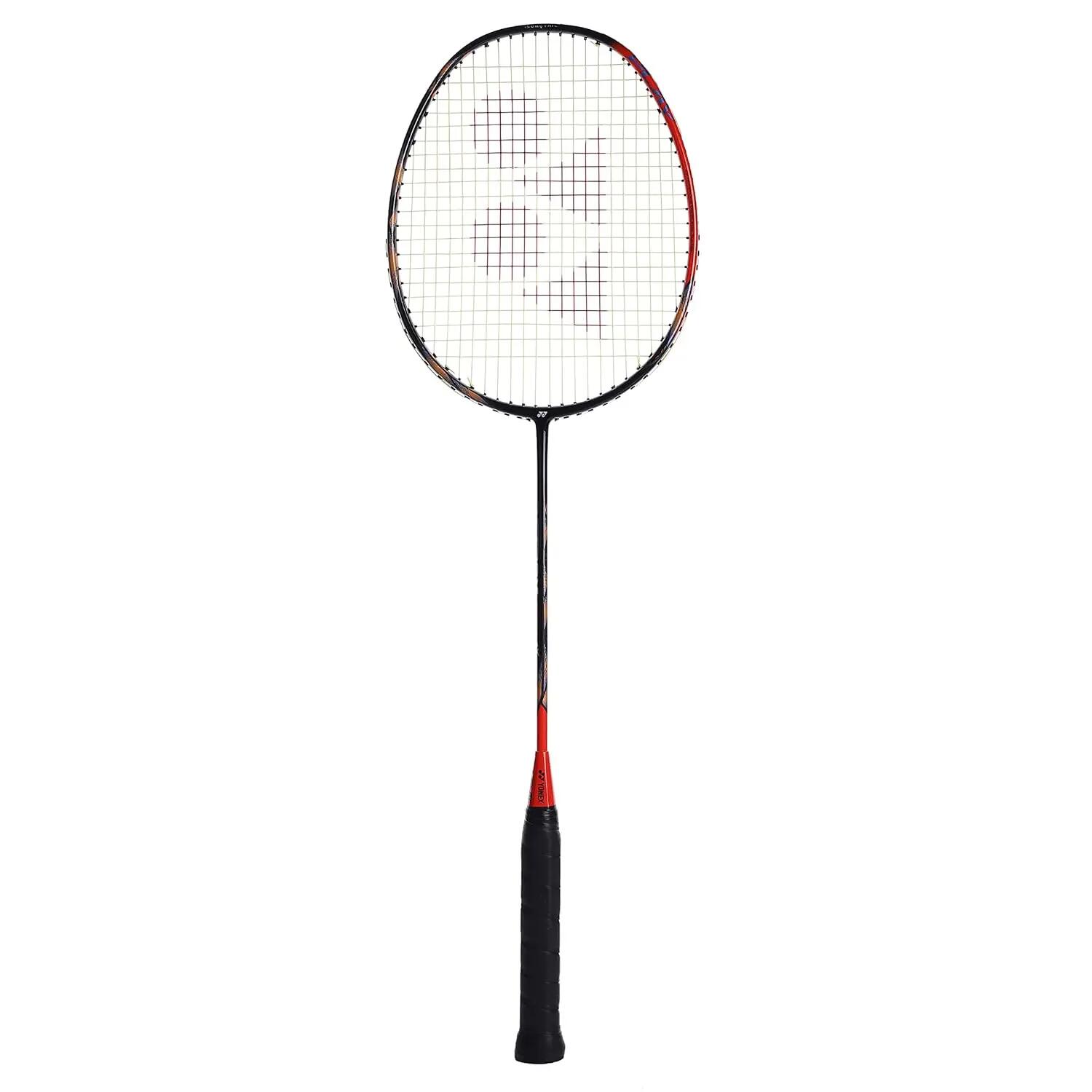 YONEX Astrox 77 Play Graphite Strung Badminton Racket with Full Racket Cover (High Orange) -  1