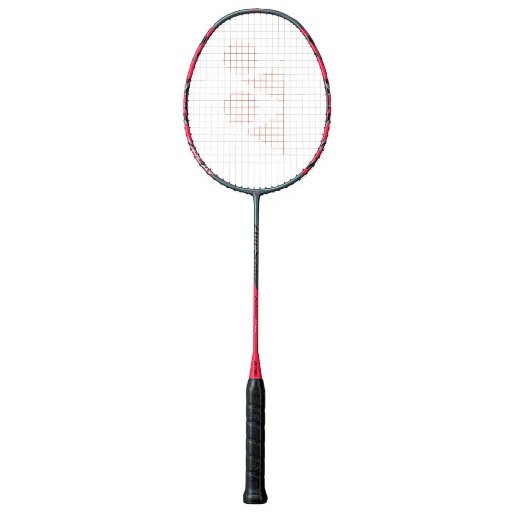 YONEX Arcsaber 11  Play Graphite Strung Badminton Racket with Full Racket Cover (Grayish Pearl) -  1