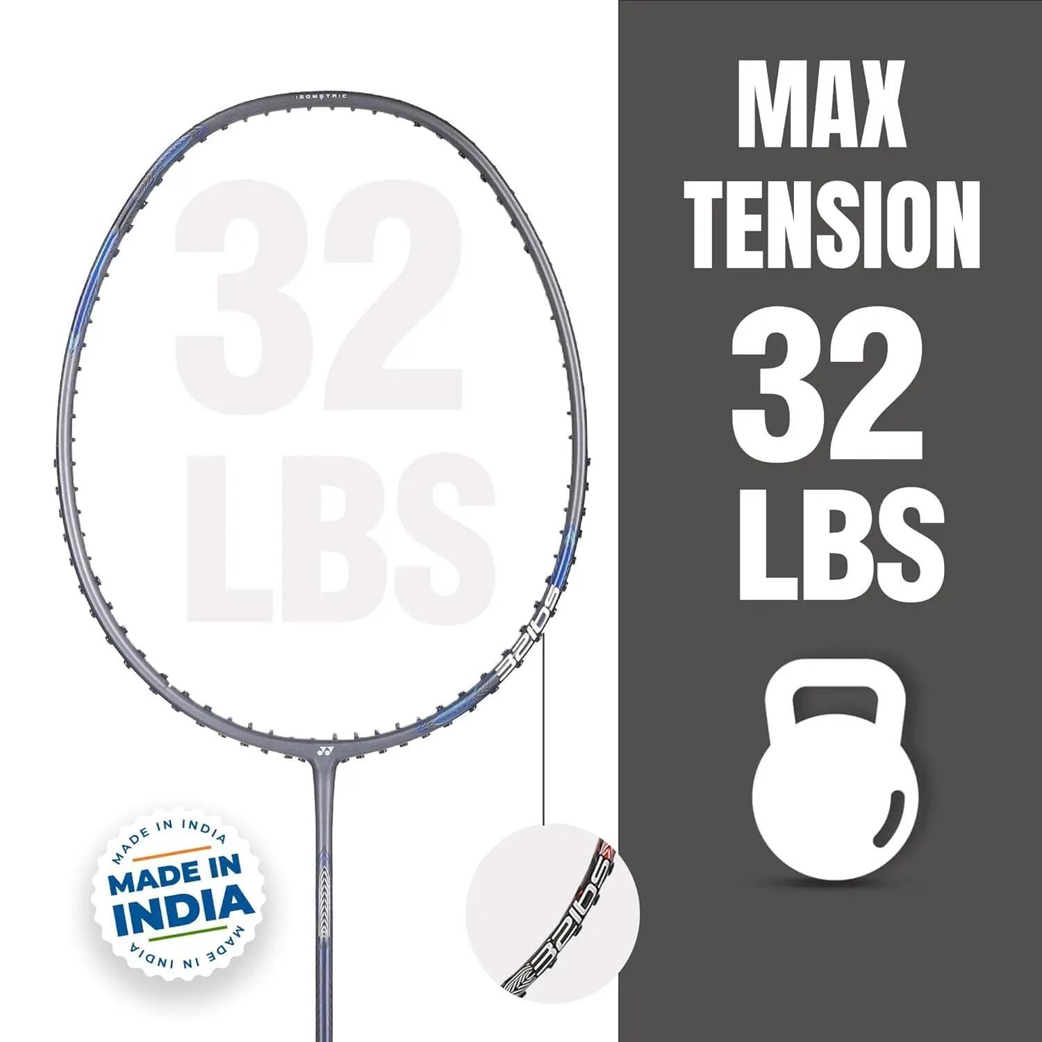 Yonex Badminton Racquet Astrox Attack 9 Gun Metal Grey G4 4U(80GMS-32LBS)(Made in India) -  5