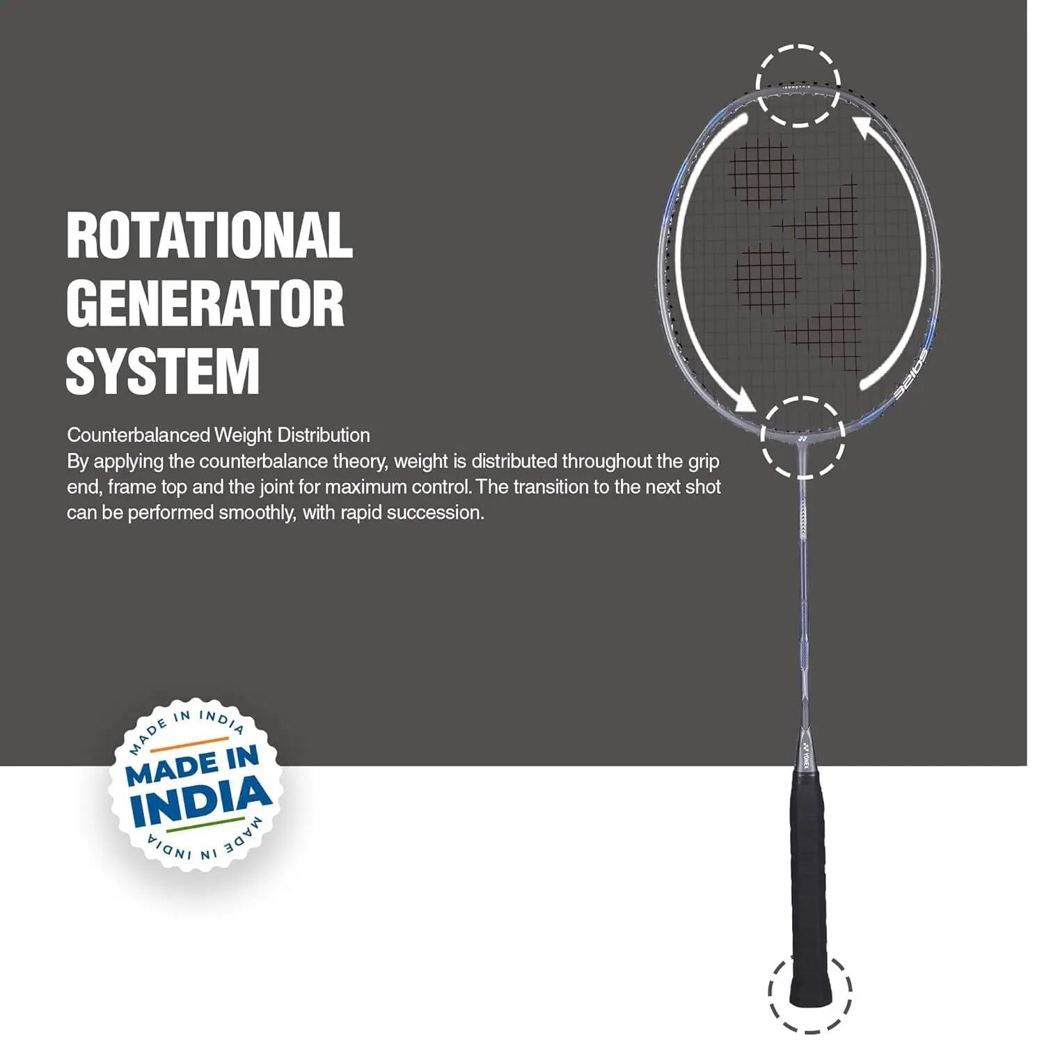 Yonex Badminton Racquet Astrox Attack 9 Gun Metal Grey G4 4U(80GMS-32LBS)(Made in India) -  3
