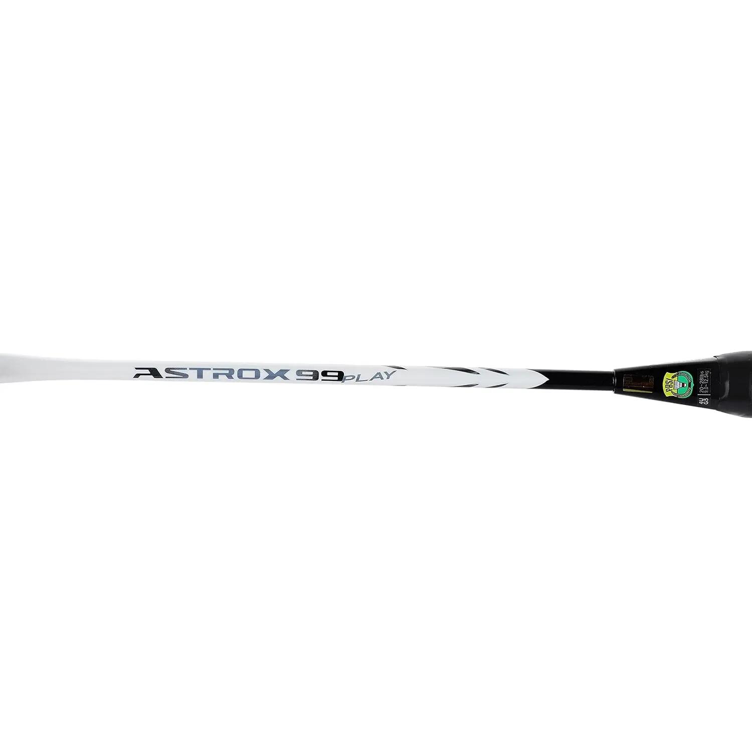 YONEX Astrox 99 Play Graphite Strung Badminton Racket with Full Racket Cover (White Tiger) -  5