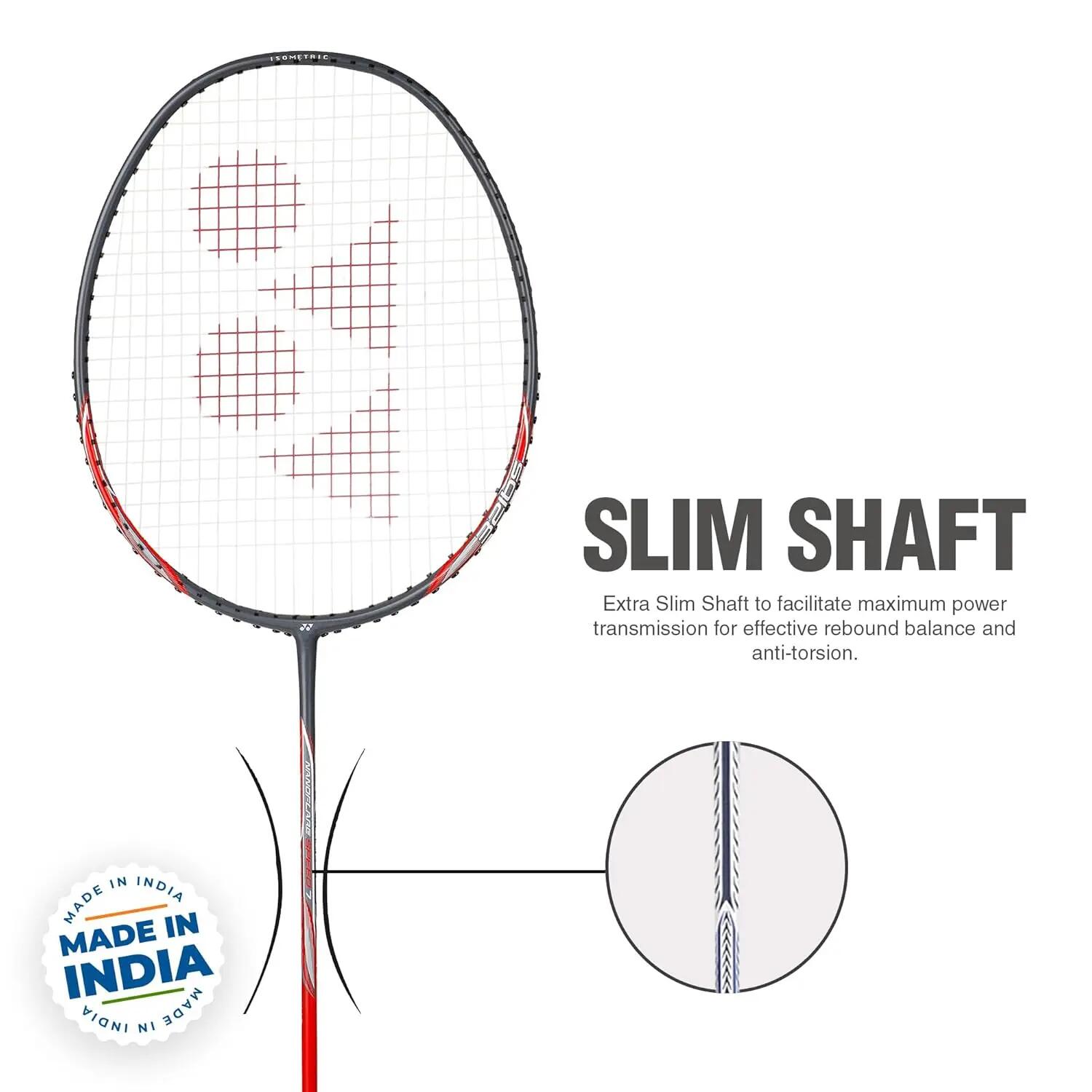 Yonex Badminton Racquet Nanoflare Speed 7 Red (G4 4U) -  5