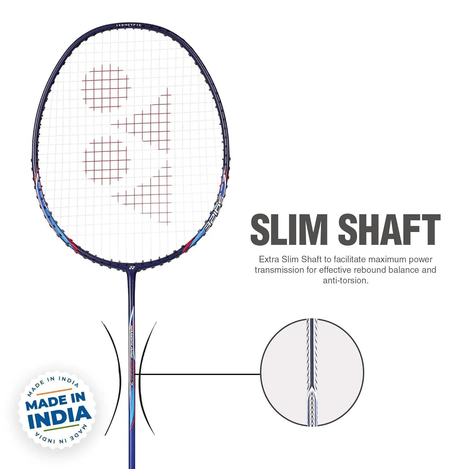 Yonex Badminton Racquet Nanoflare Speed 7 Blue (G4 4U) -  5