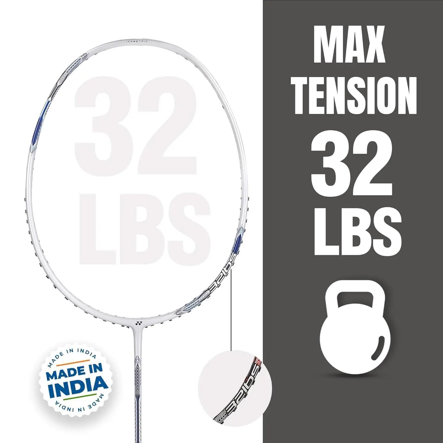 Yonex Badminton Racquet Astrox Attack 9 Pearl White (G4 4U) Made in INDIA -  5