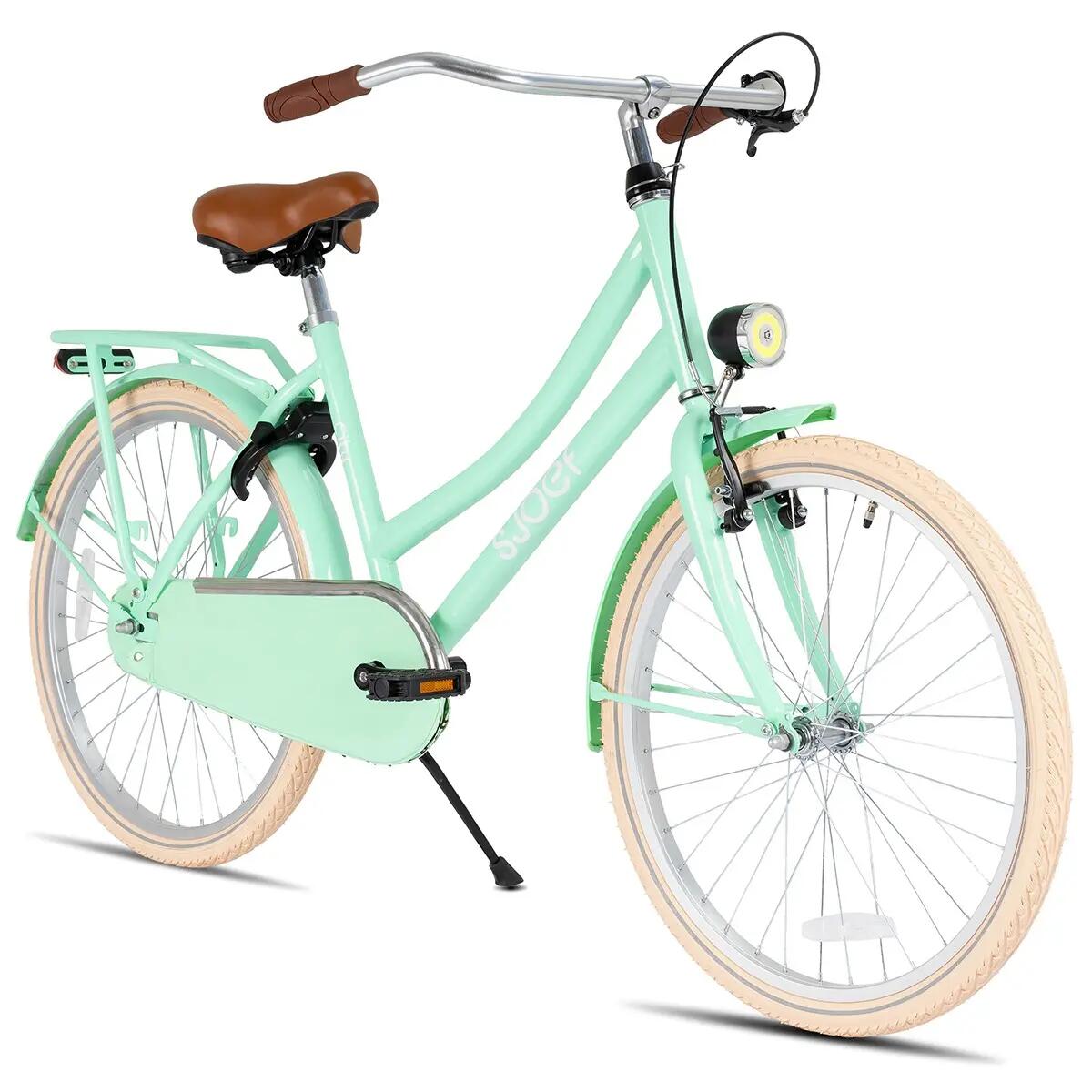 City Meisjesfiets 22 inch - Kinderfiets 7-9 jaar - Fiets met Verlichting - Groen 2/11