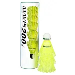 Yonex Mavis 200i Nylon Shuttlecocks (Green/Yellow) -  1