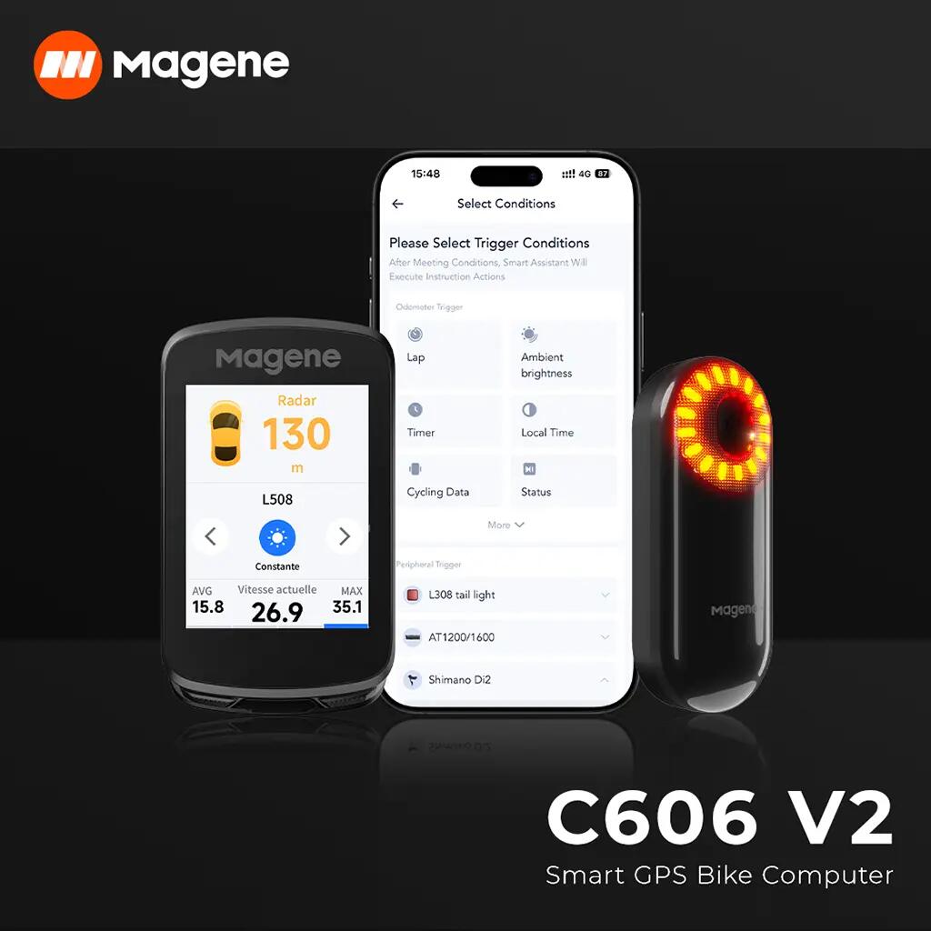 Magene C606 CV2 GPS Bike Computer -  5