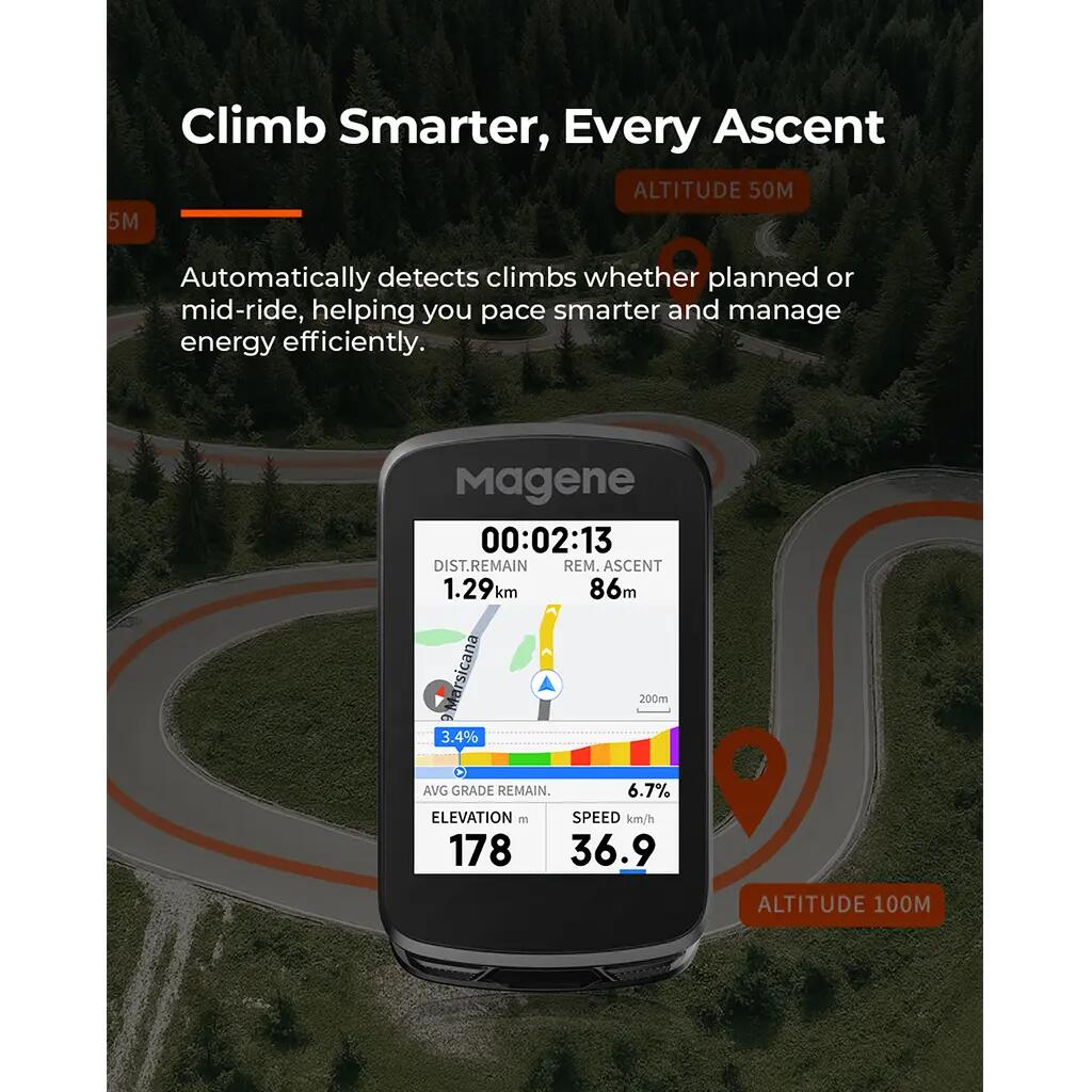 Magene C606 CV2 GPS Bike Computer -  4