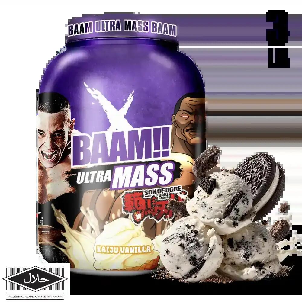 MASS GAINER PROTEIN ULTRA MASS BAAM - 3 LB Rich Chocolate