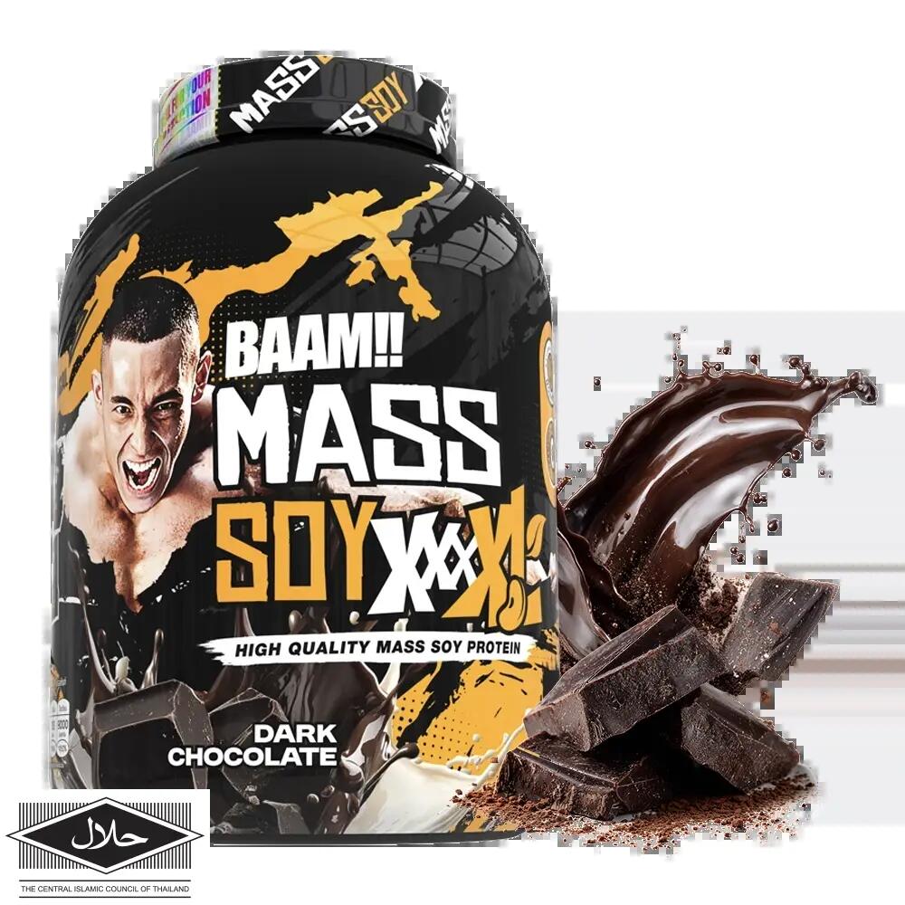 SOY MASS GAINER MASS SOY XXXXL BAAM - 6 LB Dark Chocolate