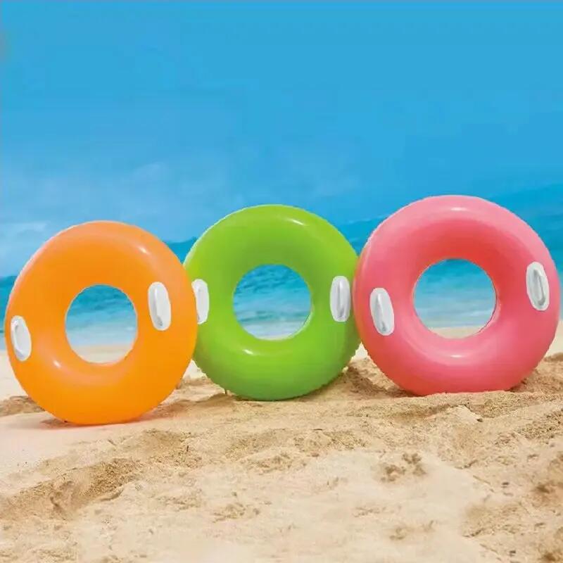 INTEX Kids Summer Inflatable Swimming Pool Ring Heavy Duty Handles PVC Material (Assorted) -  1
