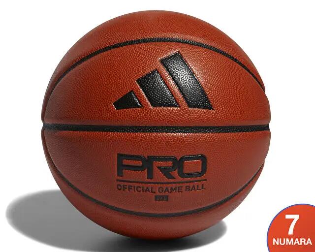 adidas Pro 3.0 Mens Baketbol Topu HM4976 Turuncu 1/4
