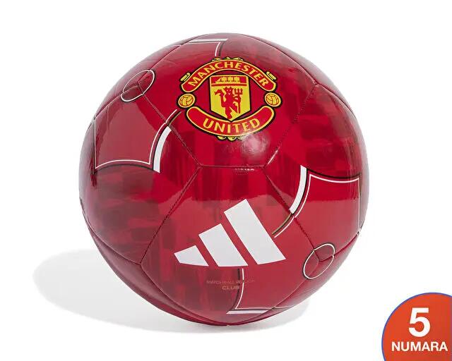 adidas Mufc Clb Home Futbol Topu JP3058 Kırmızı 1/4