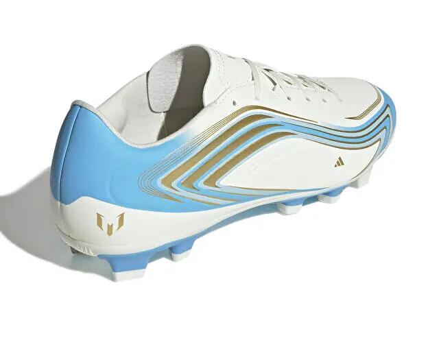 Adidas F50 MESSI CLUB FG/MG Erkek Çoklu Çim Zemin Kramponu IH1913 Krem 5/5