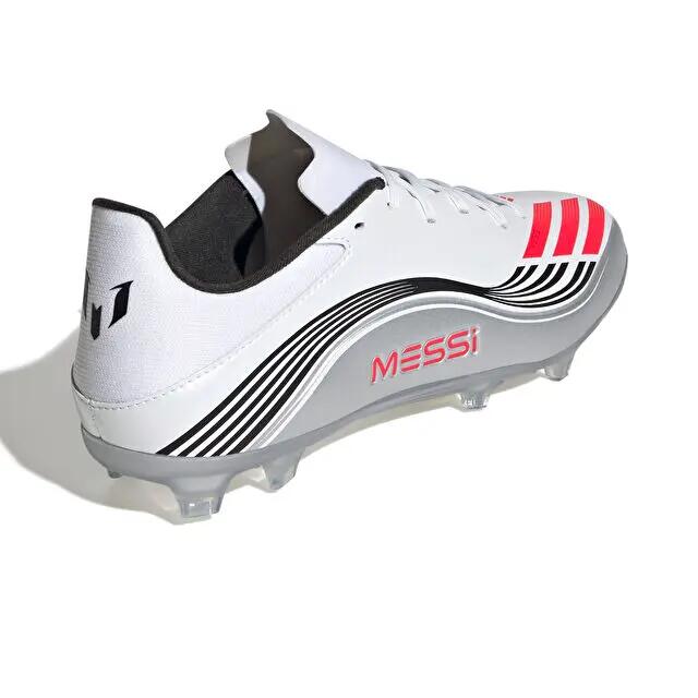 adidas F50 Messi League Fg/Mg Erkek Çoklu Çim Zemin Kramponu JP7446 Beyaz