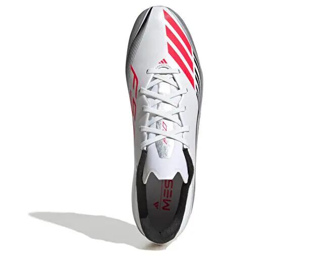 adidas F50 Messi League Fg/Mg Erkek Çoklu Çim Zemin Kramponu JP7446 Beyaz 4/5