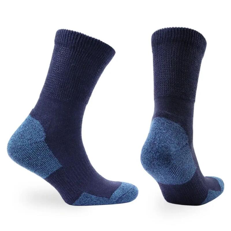 Bambu ve Merino Yünlü Sıkmayan Bilekli Minderli Outdoor Yürüyüş Çorabı - ALFIE