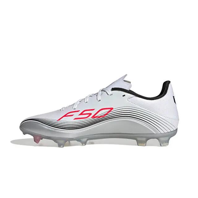 adidas F50 Messi League Fg/Mg Erkek Çoklu Çim Zemin Kramponu JP7446 Beyaz