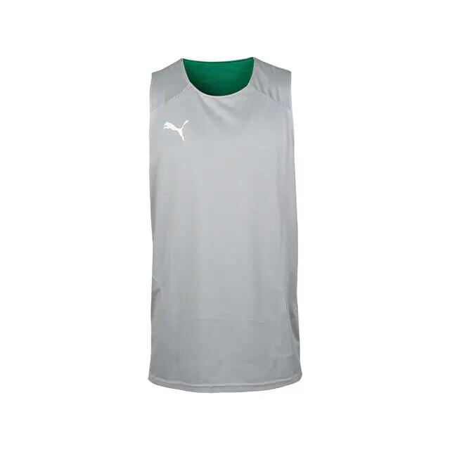 Puma Practice Jersey Çift Taraflı Basketbol Tişörtü 60547104 Yeşil